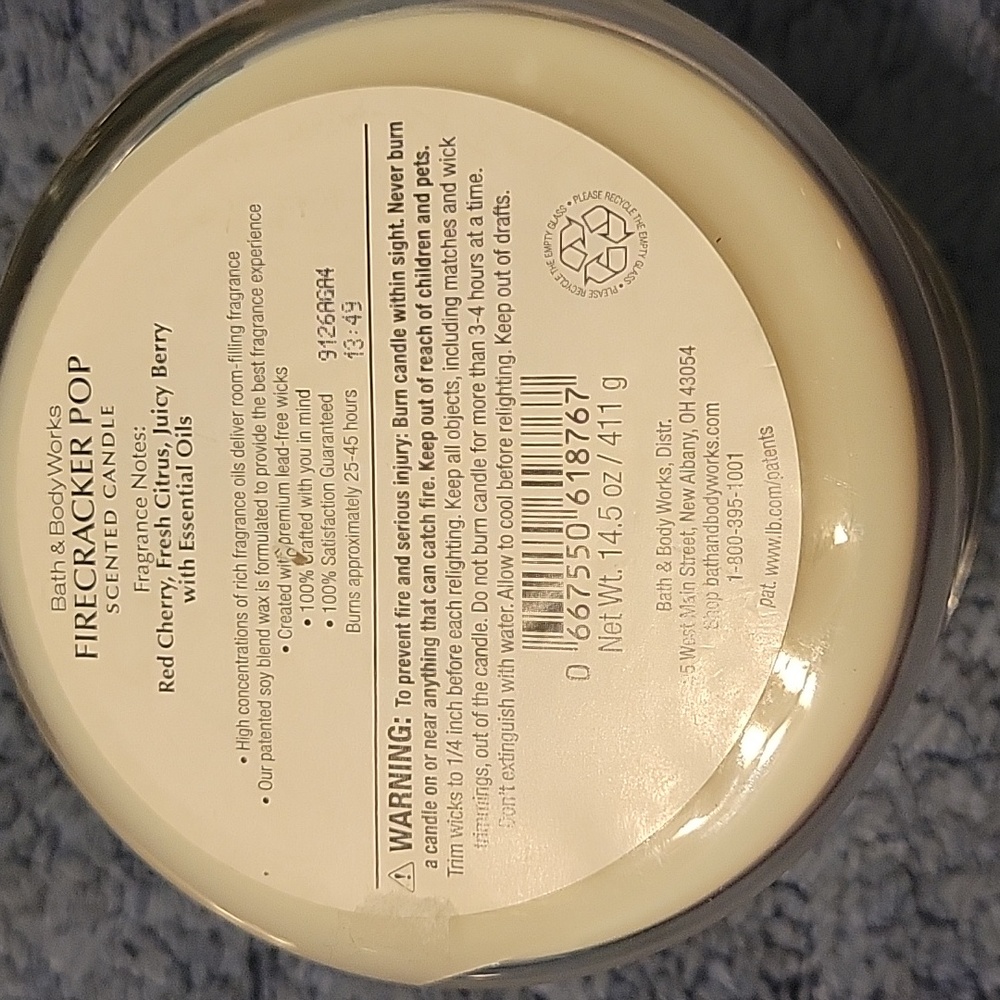 Firecracker Pop Candle - Picture 3 of 3